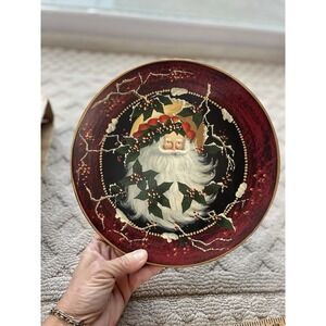 Vintage 2003 Home Interiors Santa Plate Perfect For Santa's‎ Cookies